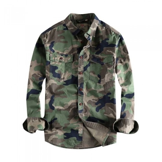 Military camouflage botton...