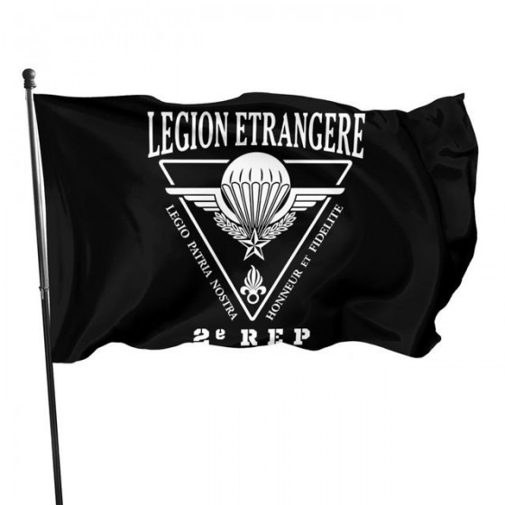 stranger legion flag parachutiste Legio Patria Nostra