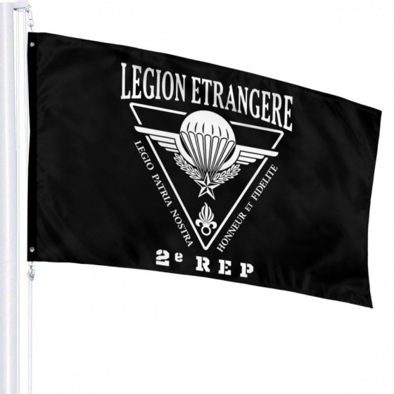 stranger legion flag parachutiste Legio Patria Nostra