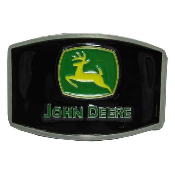 john deere belt buckle with optional leather belt