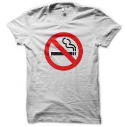 Tee shirt interdit de fumer  sublimation