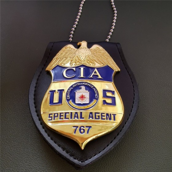 Badge CIA us special agent accessoires de télévision cosplay