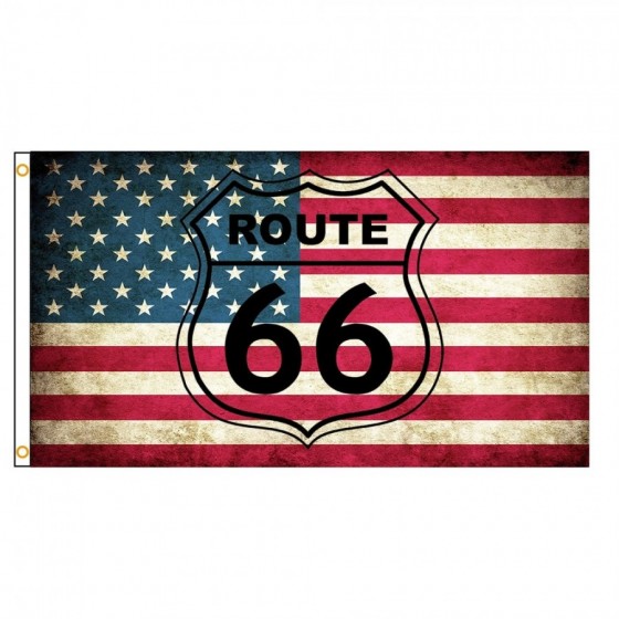 route 66 american flag...