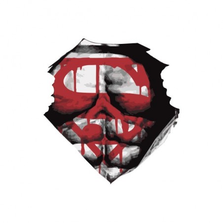 T-shirt ripped Superman graffiti white sublimation