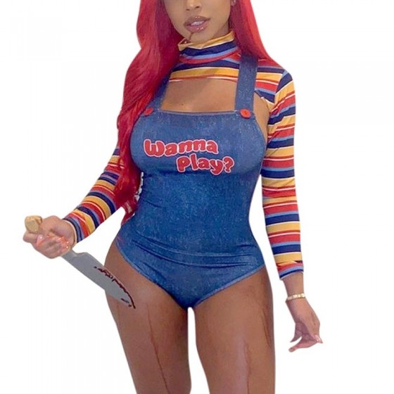 costume Chucky cosplay set horror