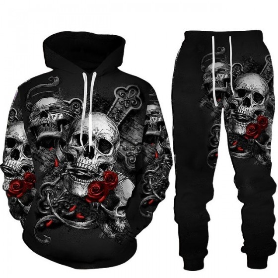 Gothic sweatshirt and skull...