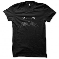 T-shirtevents of the face of a black cat sublimation