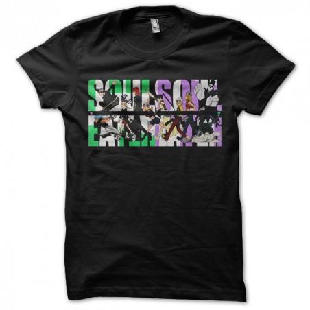 Soul Eater Special patchwork t-shirt black sublimation