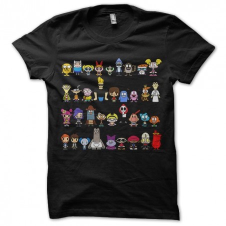 Cartoon Network t-shirt black sublimation