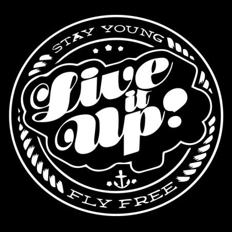 T-shirt Live it up black sublimation