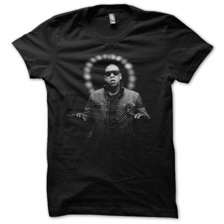 T-shirt JayZ halo lights black sublimation