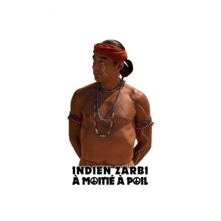 Indian shirt zarbi half-naked Wayne's World white sublimation