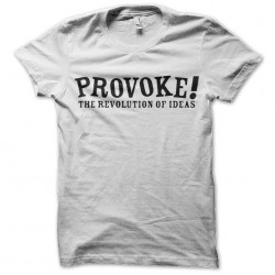 Provocation Revolution white sublimation t-shirt