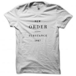 Tee shirt New order Substance Joy division  sublimation