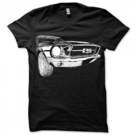 Ford mustang 3.4.NB black sublimation t-shirt