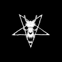 Satanist pentacle skull devil black sublimation t-shirt