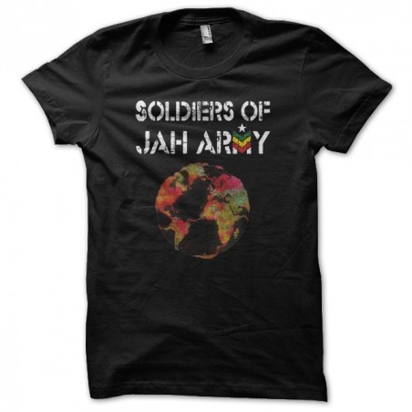 Soldiers of Jah Army black sublimation t-shirt