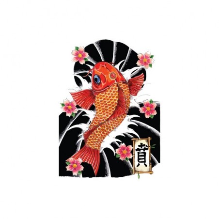 Japanese tattoo shirt Kyokushin white sublimation