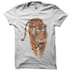 Tiger shirt tattoo white sublimation t-shirt
