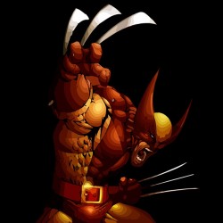 Tee shirt Wolverine Killer or Hero illustration  sublimation