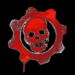 Tee shirt du jeu vidéo Gears Of War symbole  sur  sublimation