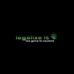 Tee shirt Légalisez le cannabis les gens le veulent  sublimation