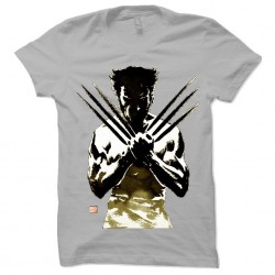 tee shirt personnage wolverine 2 gris sublimation
