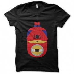 Tee shirt minion parodie spider man  sublimation