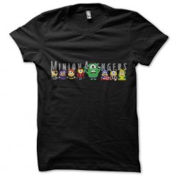 Tee shirt gang de minion parodie avengers en  sublimation