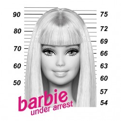 Tee shirt Barbie under arrest  sublimation