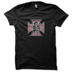 Tee shirt  avec logo Sons Of Anarchy Croix de malte en  sublimation