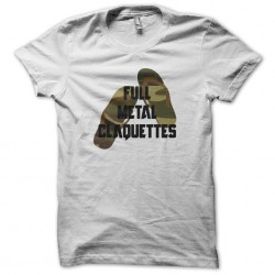 Tee shirt Full Metal Claquettes parodie Full Metal Jacket  sublimation