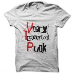 T-shirt Very Important Punk parody VIP white sublimation