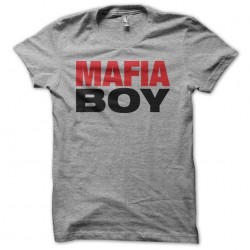 Mafiaboy hacking gray sublimation t-shirt