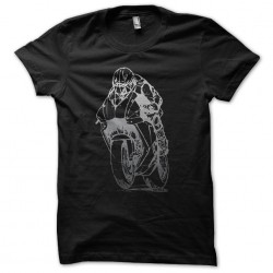 T-shirt motorcycle of great price black sublimation