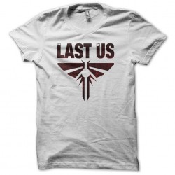 The last of us firefly symbol and white blood sublimation t-shirt