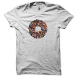 Donut white sublimation t-shirt
