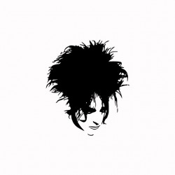 The Cure Robert Smith white...