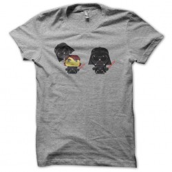 Anakin Vador design sublimation gray t-shirt