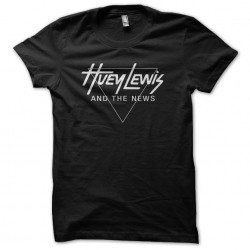 Huey Lewis and the News t-shirt black sublimation