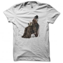 Chewbacca t-shirt at the white hairdresser sublimation