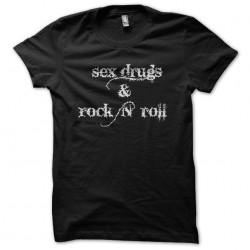 Sex Drugs & Rock N 'Roll t-shirt black sublimation