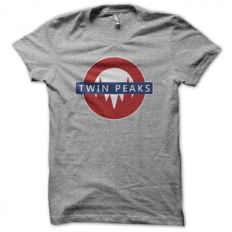 Twin Peaks subway gray sublimation t-shirt