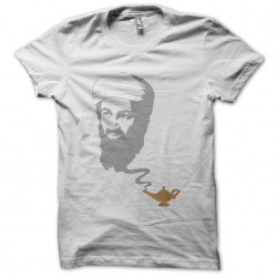 Bin Laden t-shirt Genie of the white sublimation lamp