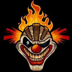 Tee shirt sweet tooth twisted metal  sublimation