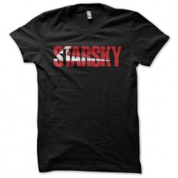 Starsky & Hutch t-shirt text car color black sublimation