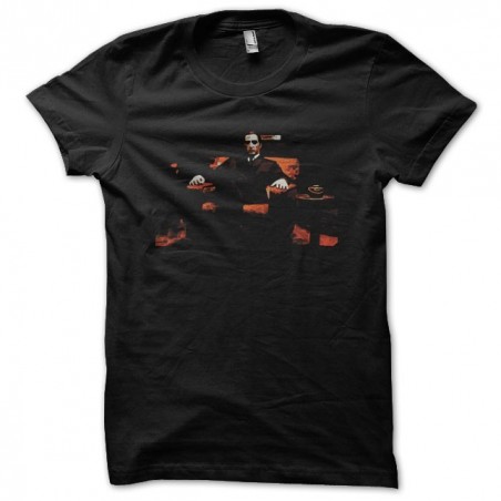 T-shirt The Godfather Al Pacino pop art black sublimation