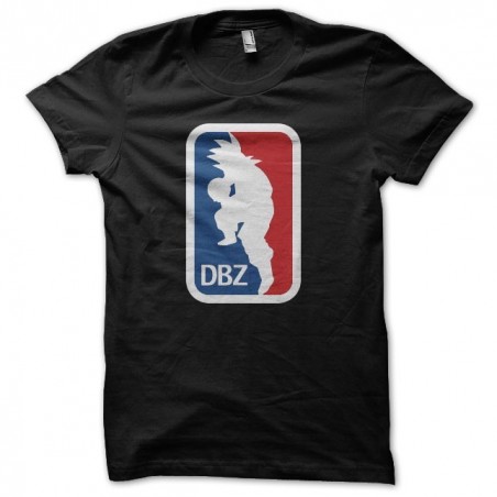 DBZ parody NBA black sublimation t-shirt