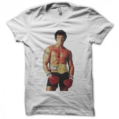 Rocky ready to boxe white sublimation t-shirt