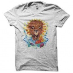 T-shirt tattoo sun lion white carp sublimation